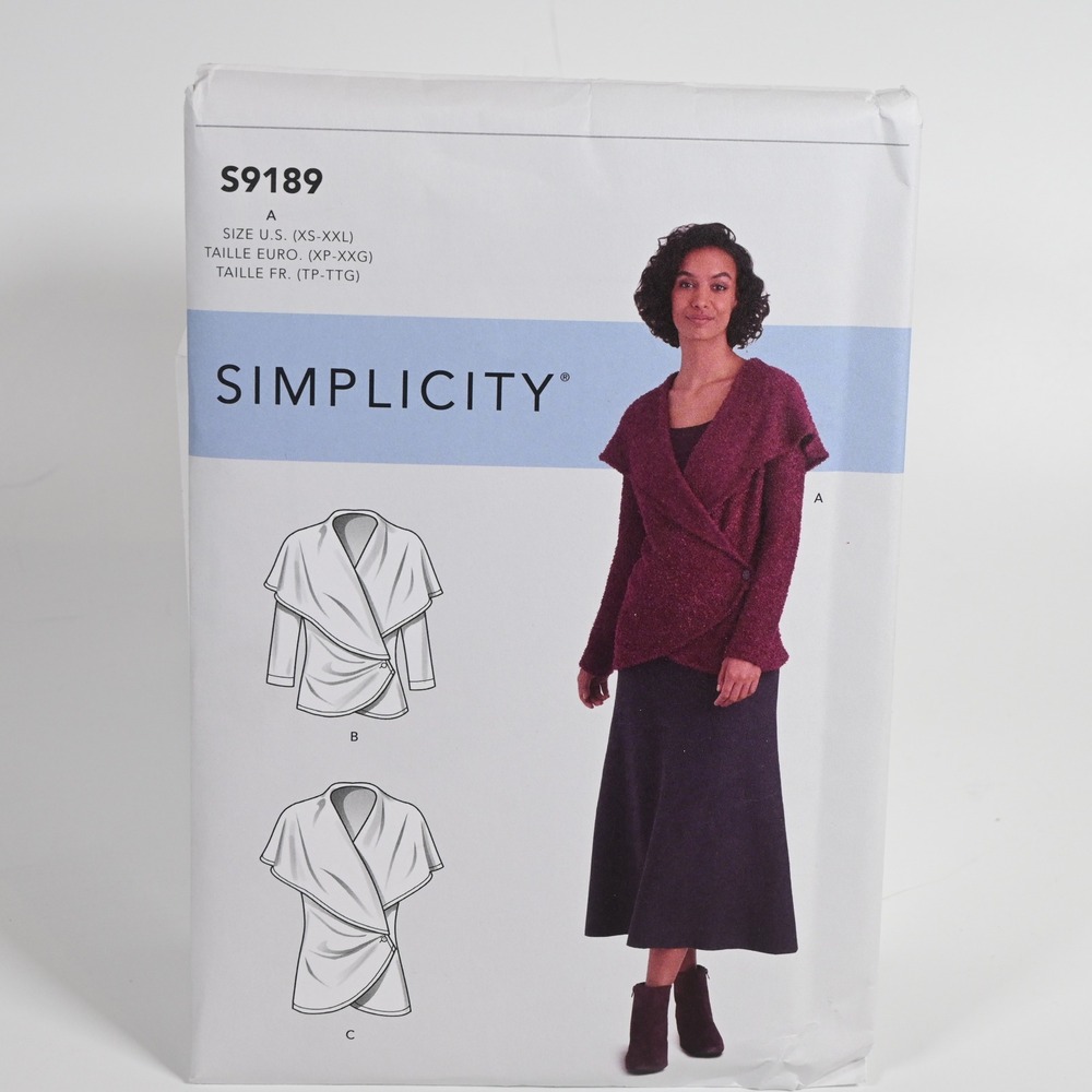 Simplicity S9189 Sewing Pattern Misses XS-XXL Uncut Factory Folded